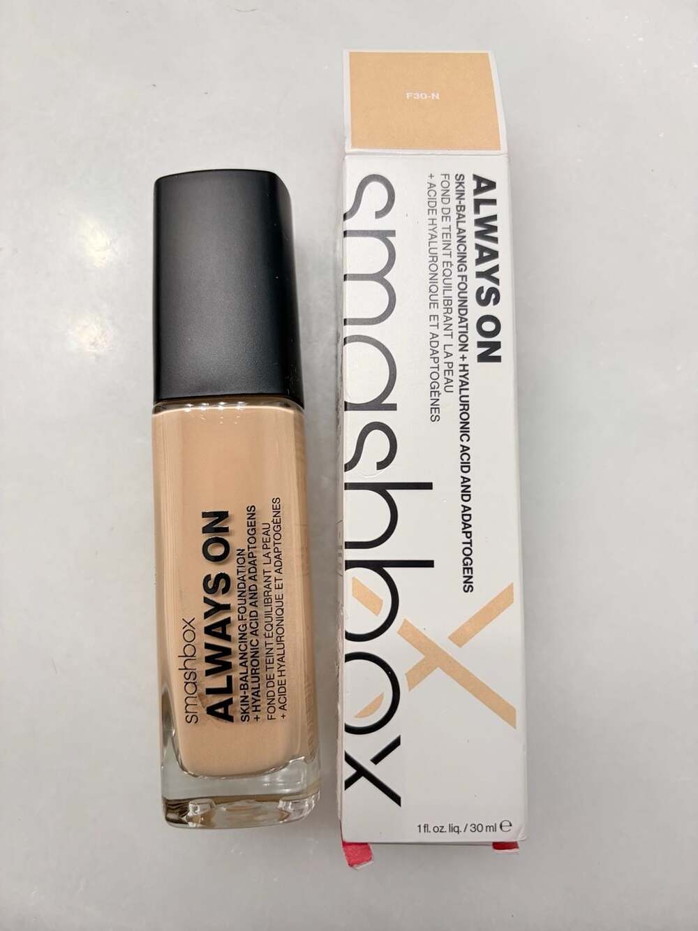 Smashbox Always On Skin-Balancing Foundation + Hyaluronic Acid and Adaptogens -